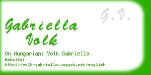 gabriella volk business card